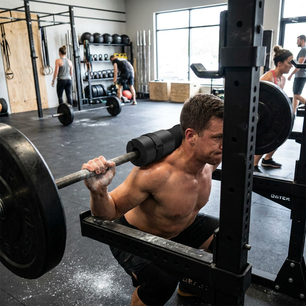 Barbell Squat Neck Support Pad lifestyle image