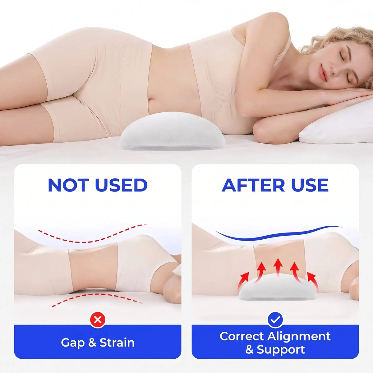 Stryde Memory Foam Lumbar Support Cushion