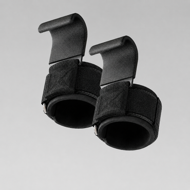 Stryde Power Lifting Hooks with Wrist Wraps