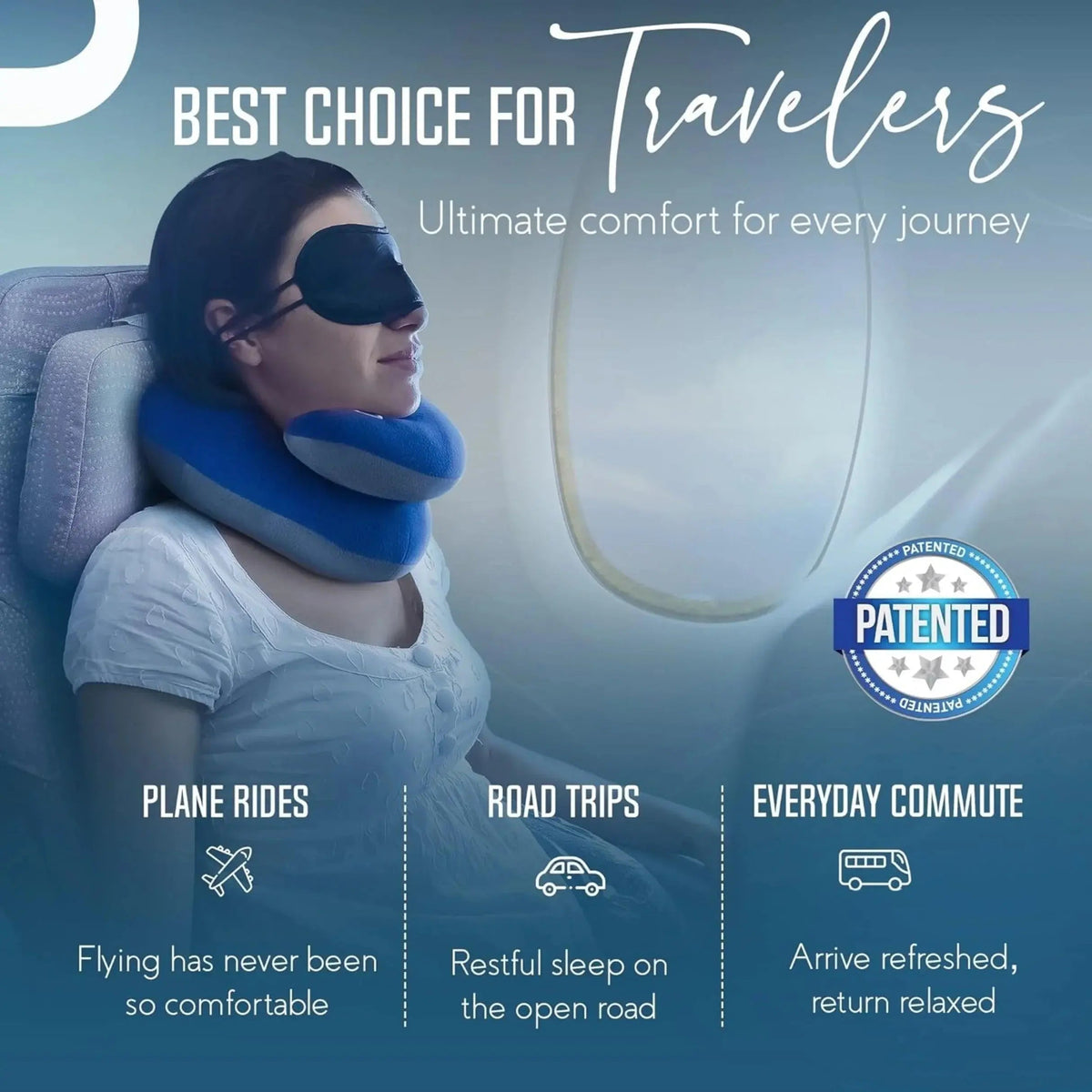 Stryde Double-Support Travel Neck Pillow