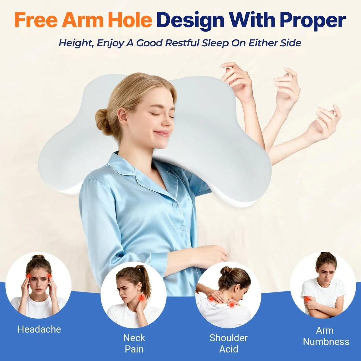 Stryde Arm Support Backrest Pillow