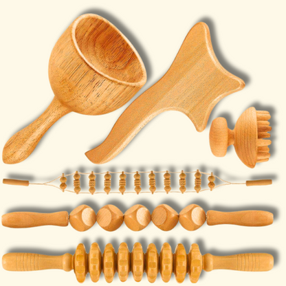 Stryde Wood Therapy Massage Tool Set