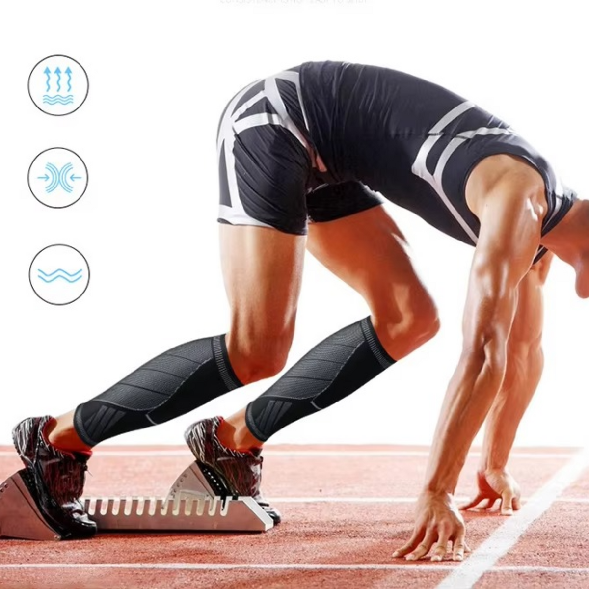 Stryde Sports Compression Calf Sleeves