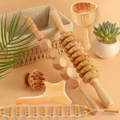 Stryde Wood Therapy Massage Tool Set