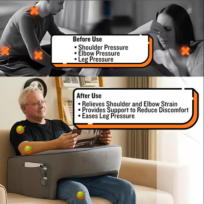 Stryde Ergonomic Lap Pillow with Armrests