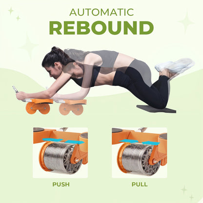 Stryde Elbow-Support Ab Roller with Timer