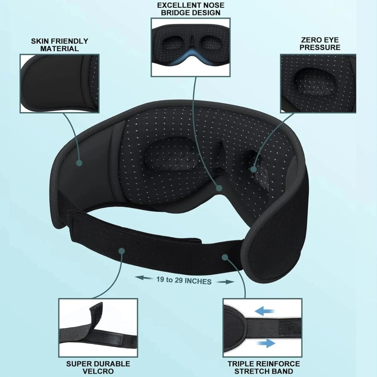 Stryde Bluetooth Sleep Mask with Headphones