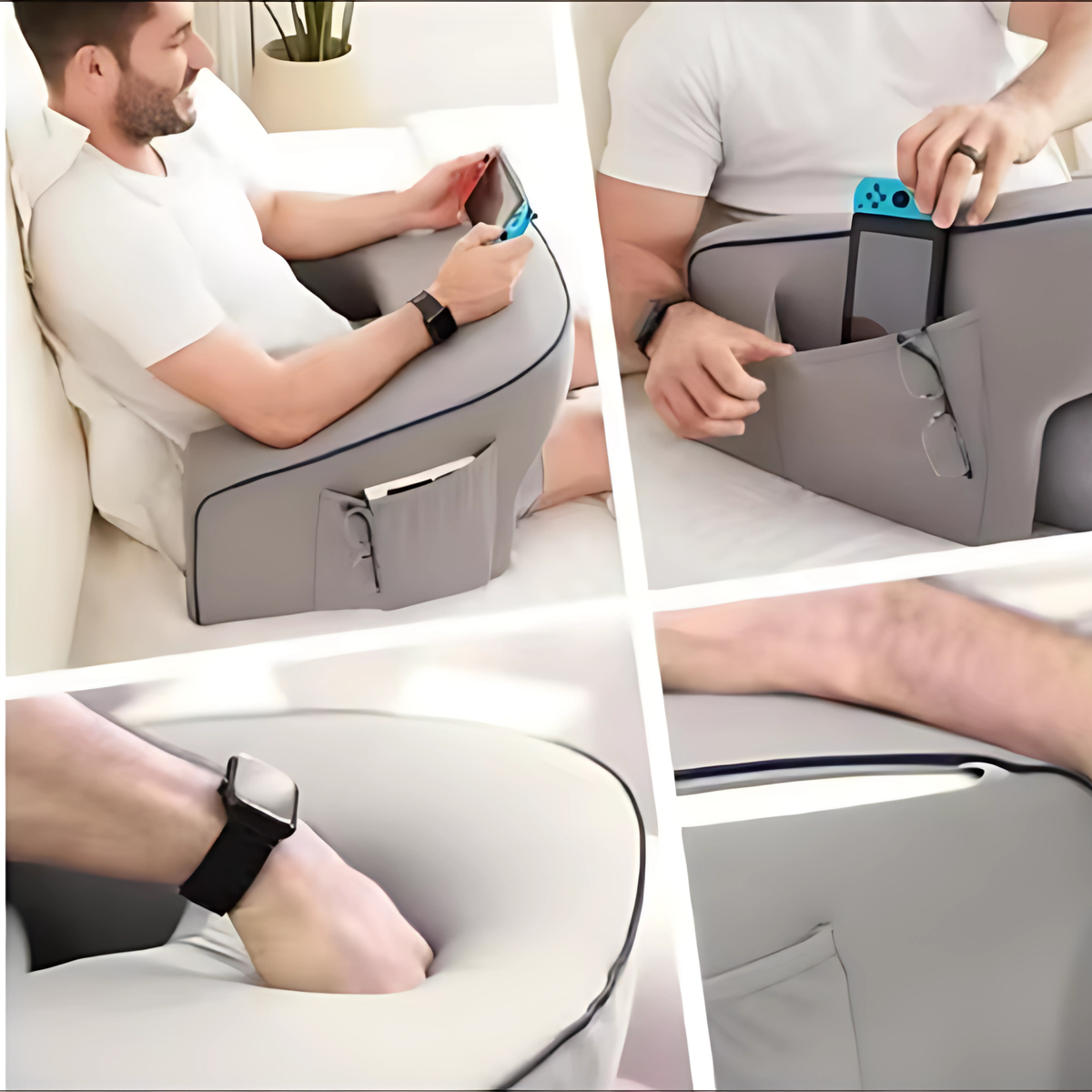 Stryde Ergonomic Lap Pillow with Armrests