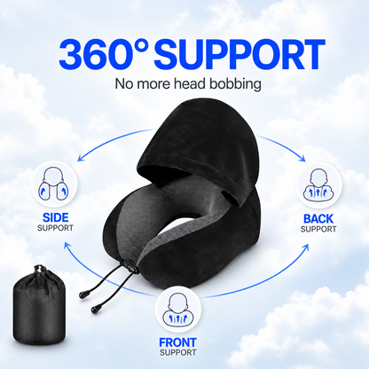 Stryde Hooded U-Shaped Travel Pillow