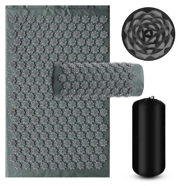 Acupressure Mat & Pillow Set — Deep Muscle Relief