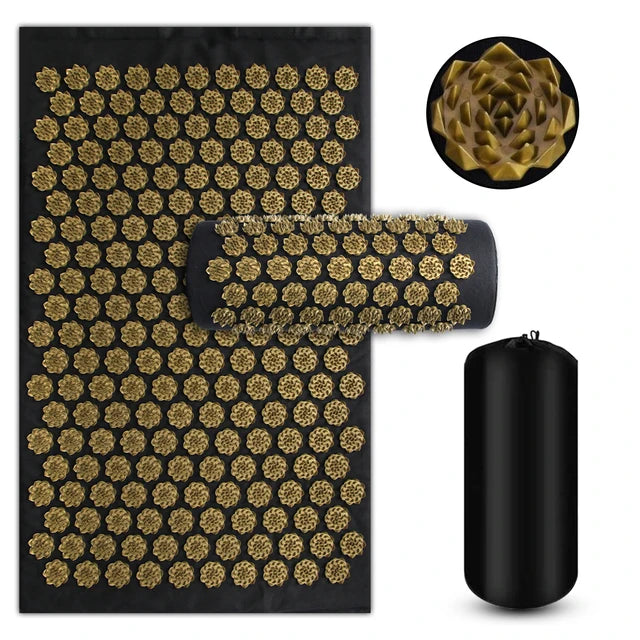 Acupressure Mat & Pillow Set — Deep Muscle Relief