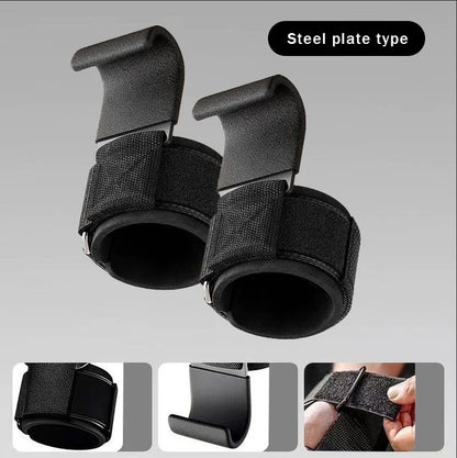 Stryde Power Lifting Hooks with Wrist Wraps