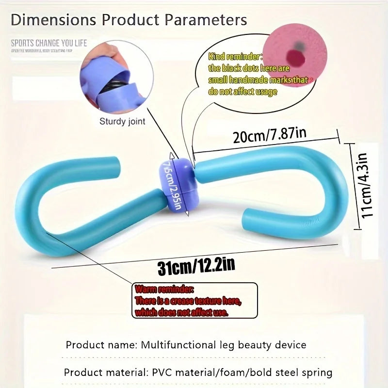 Inner Thigh Toner – Adjustable Thigh Master for Legs, Arms and Core