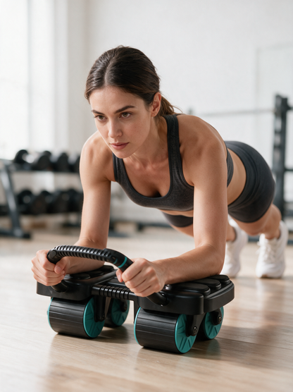 Auto-Rebound Ab Roller Wheel — Core & Full-Body Trainer