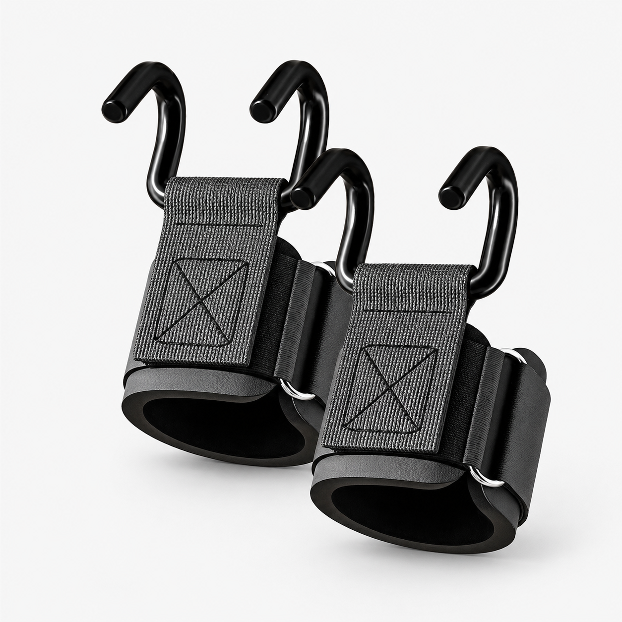Stryde Power Lifting Hooks with Wrist Wraps