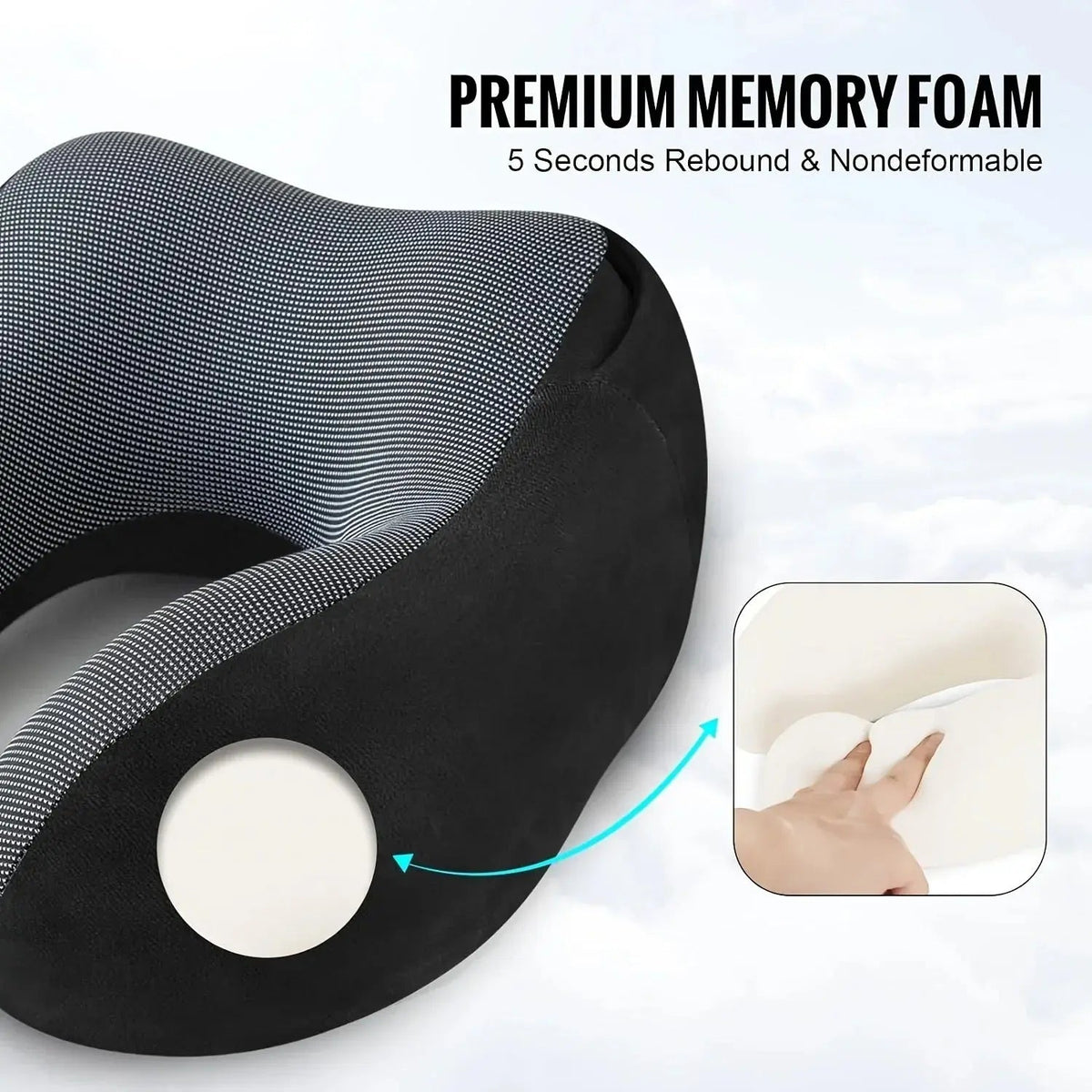 Stryde Hooded U-Shaped Travel Pillow