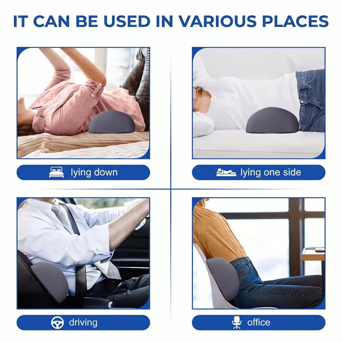 Stryde Memory Foam Lumbar Support Cushion