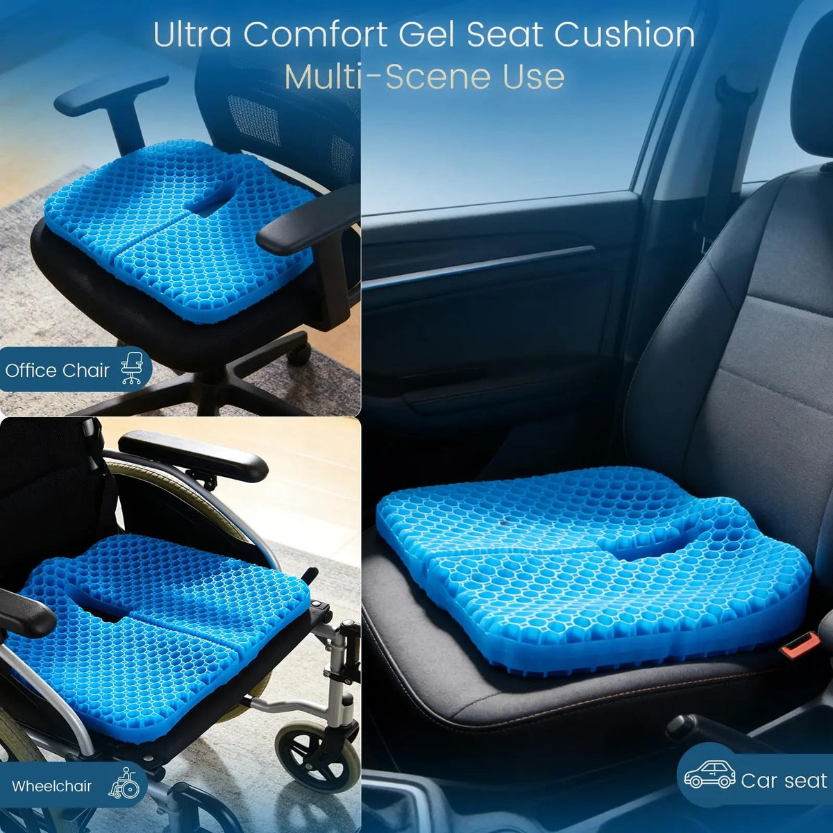 Stryde Honeycomb Gel Seat Cushion
