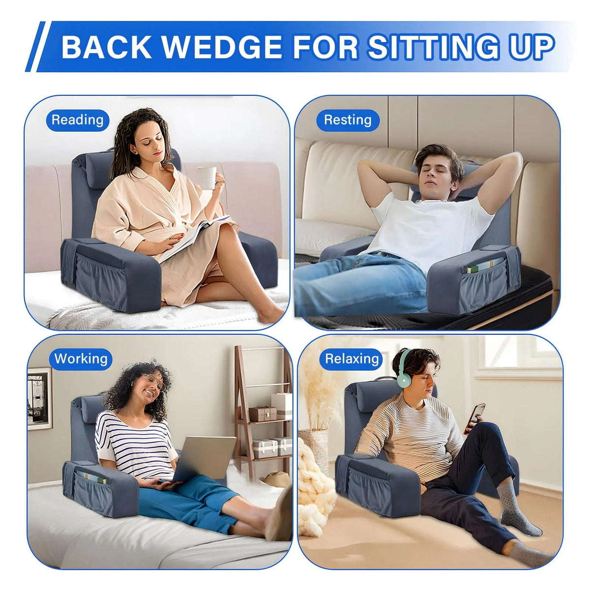 Stryde Bedrest Reading Pillow