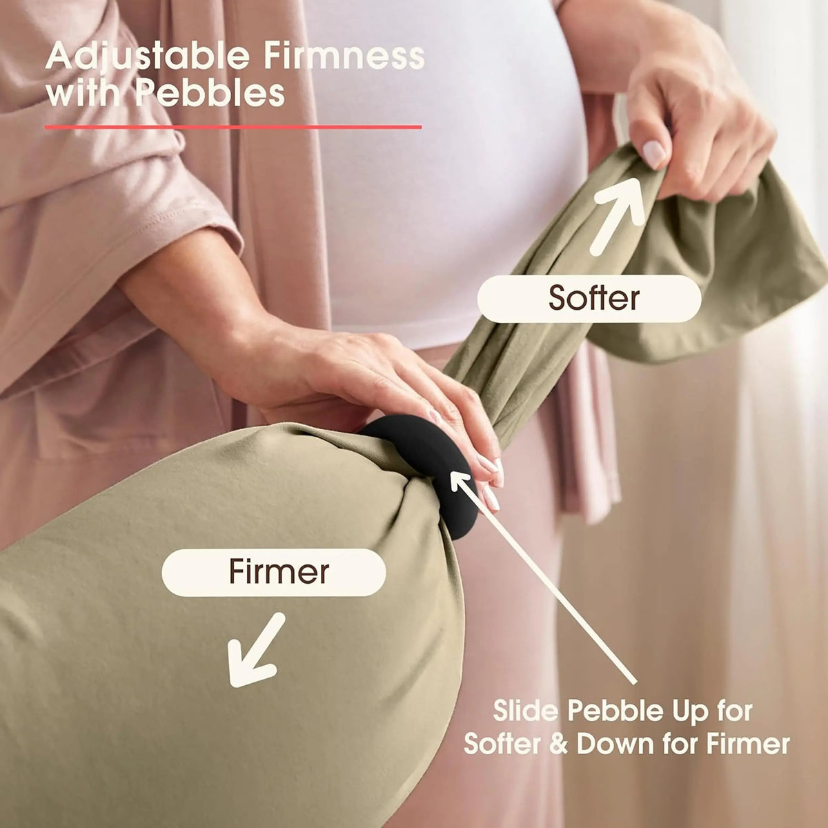 Stryde Adjustable Full Body Pregnancy Pillow