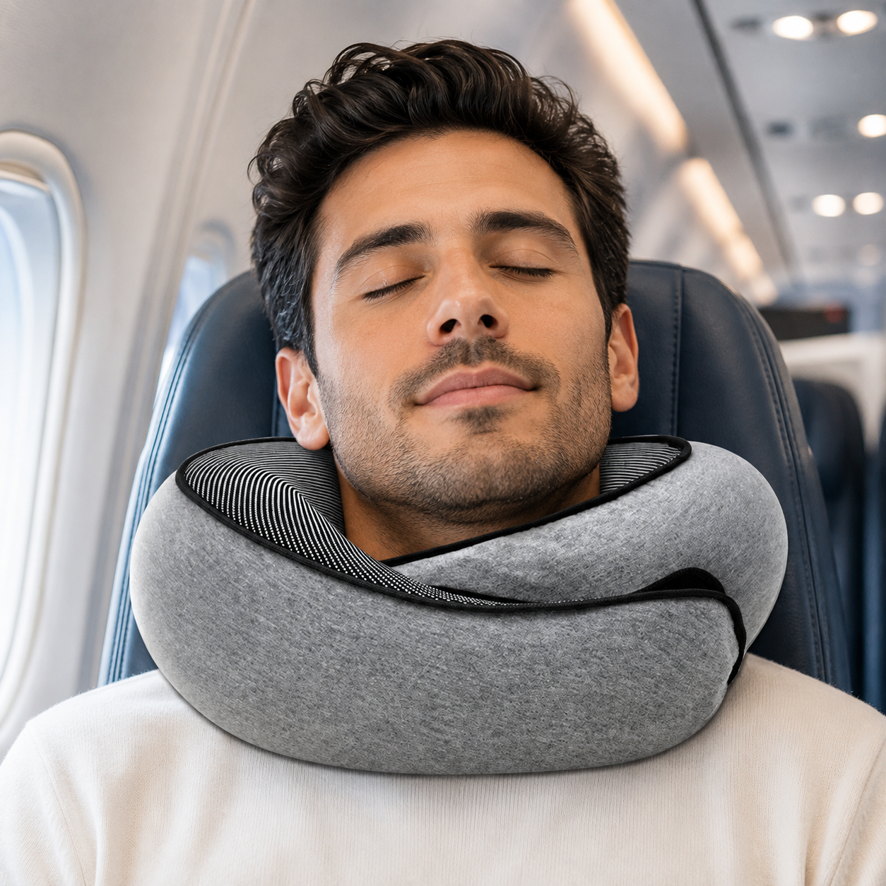 Stryde Snail Memory Foam Travel Neck Pillow