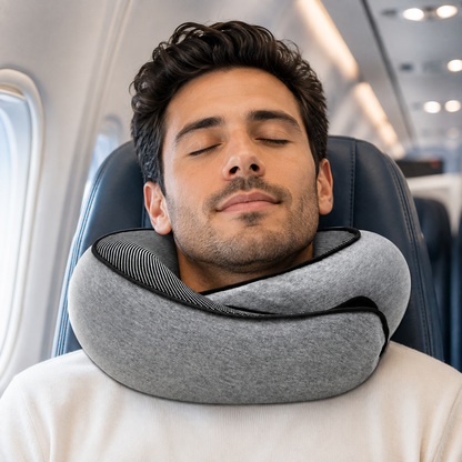 Stryde Snail Memory Foam Travel Neck Pillow