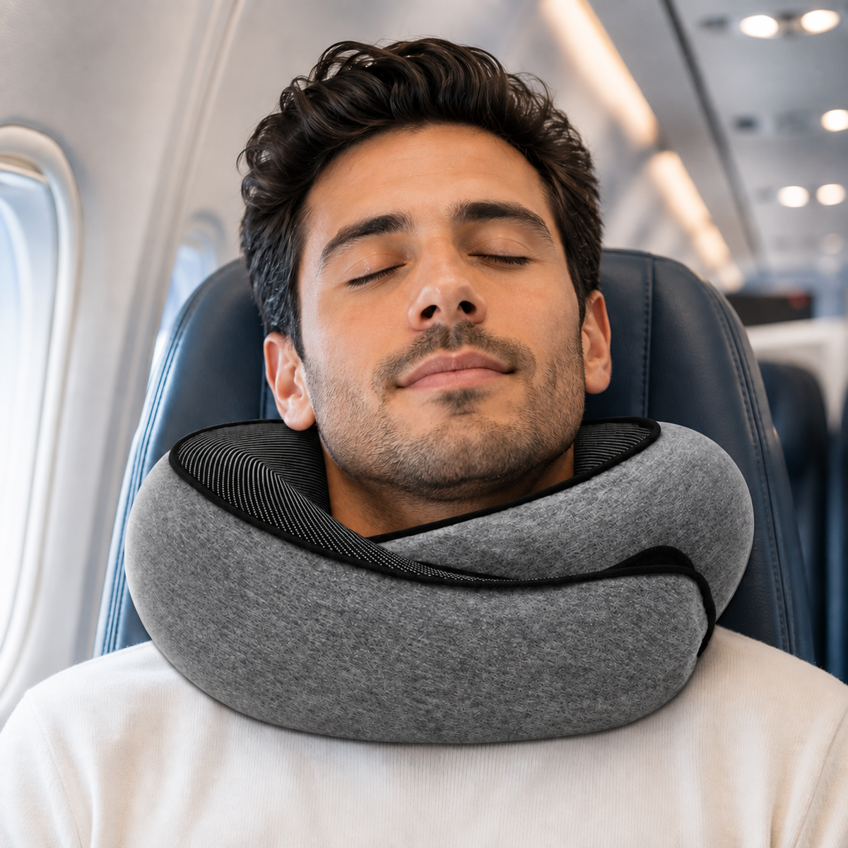 Stryde Snail Memory Foam Travel Neck Pillow