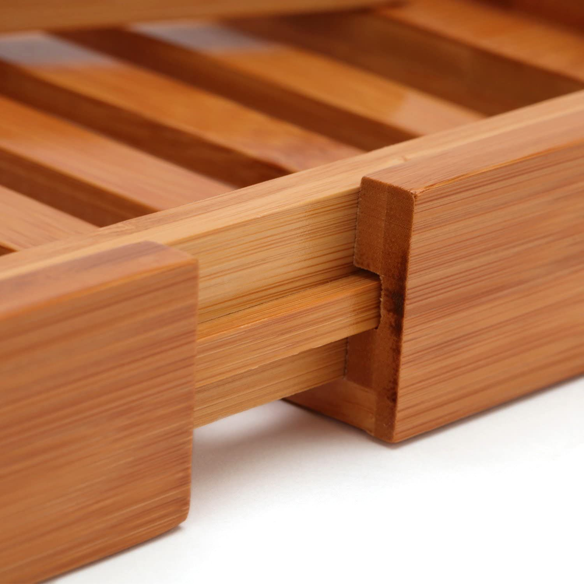 Stryde Expandable Bamboo Bath Caddy