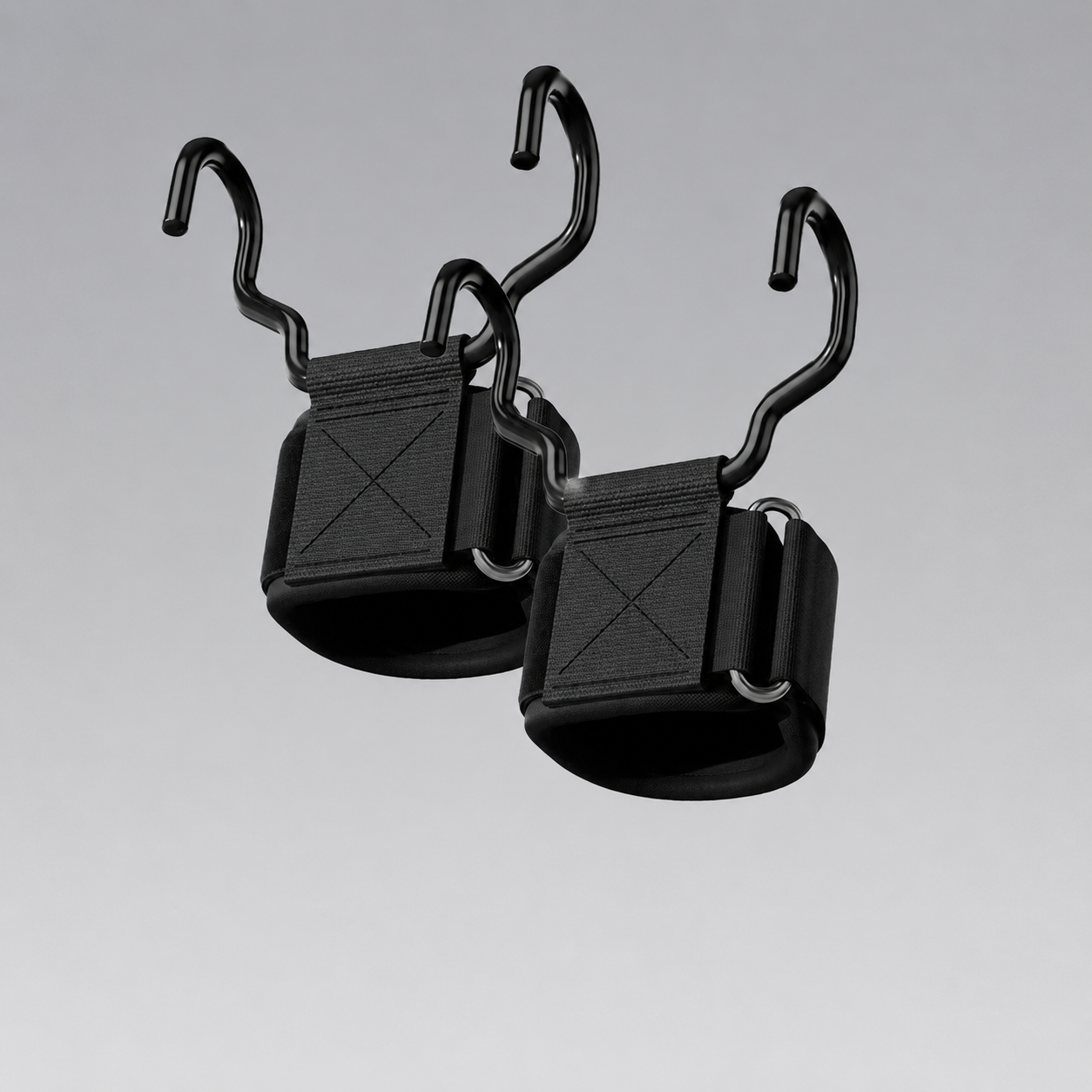 Stryde Power Lifting Hooks with Wrist Wraps